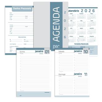 AGENDA COSTURADA A6 4544 - PERMANENTE - UN - DAC