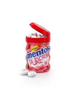 CHICLE MENTOS 56G - MORANGO - UN - PERFETTI VAN MELLE