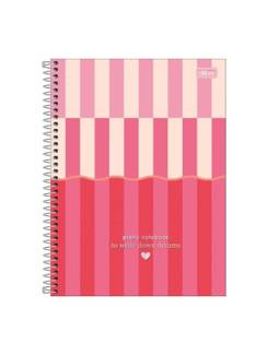 CADERNO UNIV CAPA DURA 10X1 160FLS - 397768 - MELROSE - UN - TILIBRA