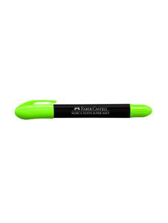 MARCA TEXTO SUPER GEL  - VERDE - CX 06 - FABER