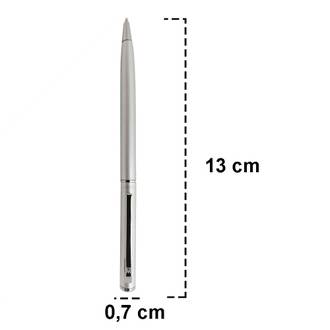CANETA ESFEROGRAFICA HAWAI DI10089 - PRATA - UN - CROWN