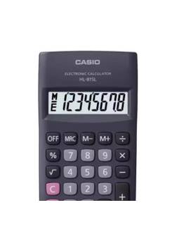 CALCULADORA BOLSO 8 DIG HL815L - PRETO - UN - CASIO