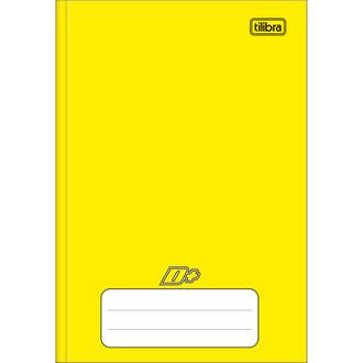 CADERNO 1/4 BROCHURA CAPA DURA 96FLS - D+ COLOR - AMARELO - UN - TILIBRA