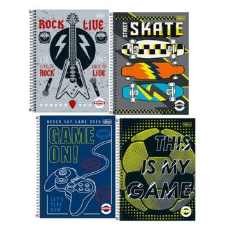 CADERNO UNIV CAPA DURA 10X1 160FLS - PEPPER - UN - TILIBRA