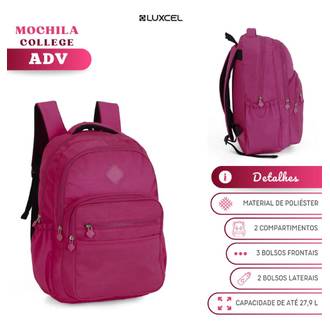 MOCHILA COSTAS CRINKLE ADV MS50131AV - PINK - UN - LUXCEL