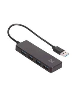 HUB 4 PORTAS USB 3.0 AC444 - PRETO - UN - MULTILASER