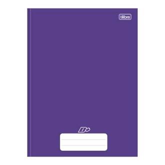 CADERNO BROCHURAO CAPA DURA 96FLS - D+ - ROXO - PCT 5 - TILIBRA