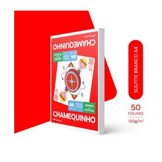 PAPEL CHAMEQUINHO 120G 50FLS - A4 - UN - CHAMEX