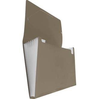 PASTA SANFONADA A4 12 DIVISORIAS - 1027 - FUME - UN - ACP