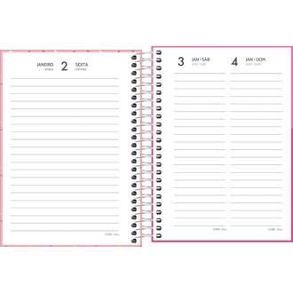 AGENDA ESPIRAL SPICE FEMININA M3 - DIARIA - 393720 - PCT 4 - TILIBRA