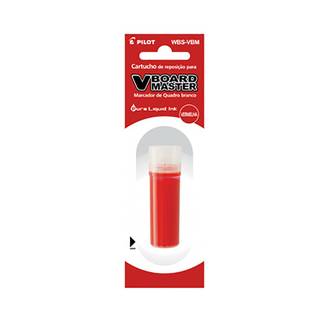 REFIL P/MARCADOR QUADRO BRANCO V BOARD MASTER - 5,5ML - VERMELHO - UN - PILOT