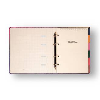 CADERNO ARGOLADO CLASSICA 17X24 / CARAMELO 2382 - UN - CICERO