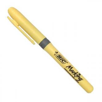 MARCA TEXTO BRITE LINER PASTEL  - AMARELO - UN - BIC