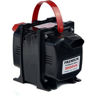 AUTOTRANSFORMADOR PREMIUM 3000VA 20A BIVOLT - TRIPOLAR - 10103024111 - UN - FIOLUX