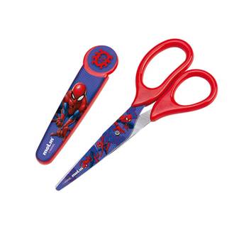 TESOURA ESCOLAR C/PROTETOR HOMEM ARANHA - 13CM - 16080 - UN - MOLIN