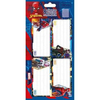 ETIQUETA ADESIVA ESCOLAR  - SPIDER MAN - UN - TILIBRA