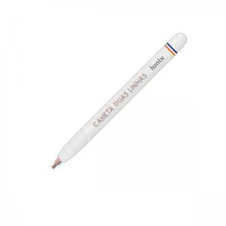 CANETA DUAS LINHAS LUNIX SORTIDOS - UN - TILIBRA