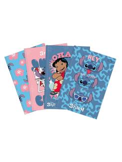 CADERNO BROCHURAO CAPA DURA 80FLS - 4065262 - STITCH - UN - FORONI