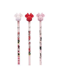 LAPIS PRETO HB MINNIE C/BORRACHA PONTEIRA - 22344 - UN - MOLIN