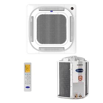 AR CONDICIONADO SPLIT CASSETE 4 VIAS INVERTER CONNECT 48000 BTUS FRIO 220V  - BRANCO - UN - CARRIER