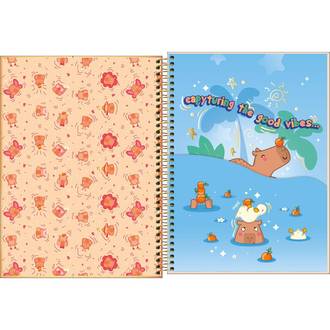 CADERNO UNIV CAPA DURA 10X1 160FLS - CAPYCLUB - PCT 4 - TILIBRA