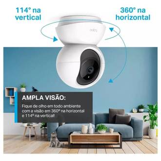 CAMERA DE SEGURANCA INTERNA WIFI FULL HD - TAPO C200 - BRANCO - UN - TP-LINK