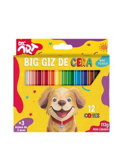 BIG GIZ DE CERA 12 CORES - 5615 - CX 10 - DAC