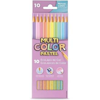 LAPIS DE COR MULTICOLOR PASTEL 10 CORES - 111000NP - UN - FABER
