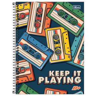 CADERNO UNIV CAPA DURA 10X1 200FLS - MAIS+ - UN - TILIBRA