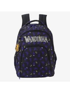 MOCHILA P/NB JUVENIL WANDINHA MJ47261WD - PRETO - UN - LUXCEL