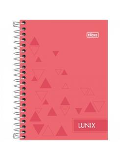 CADERNETA ESPIRAL CAPA DURA 80FLS - LUNIX - PCT 4 - TILIBRA