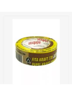 FITA ADESIVA KRAFT 24X50 - 770 - CX 25 - ADELBRAS