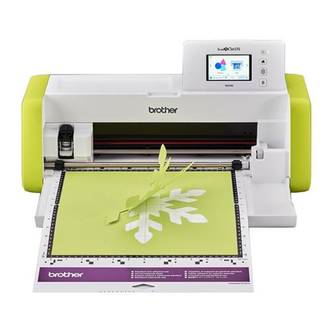 MAQUINA PARA RECORTE 110V SDX85 - C/SCANNER SCANNCUT - BCO/VERDE - UN - BROTHER