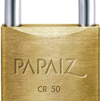 CADEADO LATAO MACICO CR- 50 - C/2 CHAVES - UN - PAPAIZ