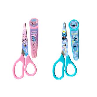 TESOURA ESCOLAR C/PROTETOR STITCH - 13CM - 31385 - UN - MOLIN