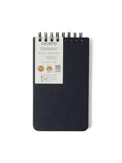 BLOCO ANOTACOES CLASSICO E 12X20 - PAUTADO / PRETO 6731 - UN - CICERO