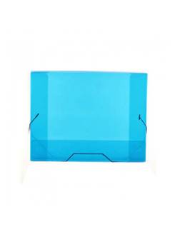 PASTA ELASTICO PLASTICA 2CM OFICIO - 1022 - AZUL - PCT 10 - ACP