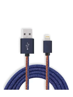 CABO USB - LIGHTNING 1M - 60W - XC-CD-32  - JEANS - UN - X-CELL