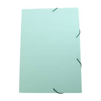 PASTA ELASTICO PLASTICA OFICIO /SERENA - 0246 - VERDE PASTEL - UN - DELLO