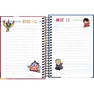 AGENDA ESPIRAL ONE PIECE M4 - DIARIA - 393878 - PCT 4 - TILIBRA