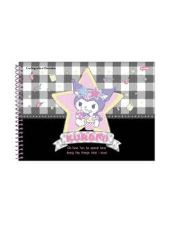 CADERNO DESENHO CAPA DURA 80FLS - ESPIRAL - 77612-26 - KUROMI - PCT 4 - JANDAIA