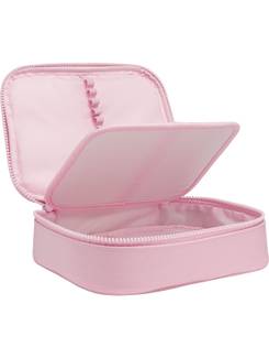 ESTOJO ESCOLAR BOX HAPPY - 348635 - ROSA - UN - TILIBRA