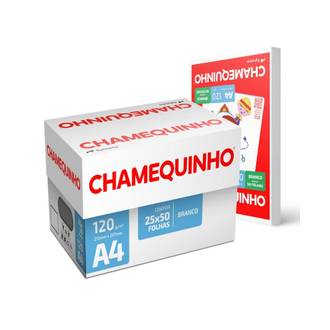PAPEL CHAMEQUINHO 120G 50FLS - A4 - CX 25 - CHAMEX