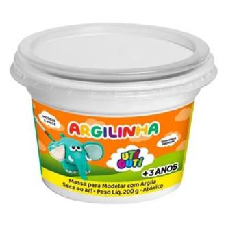 MASSA P/MODELAR C/ARGILA 200G 187000 - PCT 12 - UTI GUTI