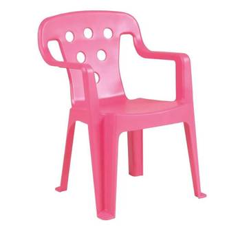 POLTRONINHA PLASTICA KIDS 15151553 - ROSA - UN - MOR