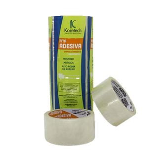 FITA EMPACOTAMENTO 45X40 - 2215 - TRANSPARENTE - PCT 5 - KORETECH