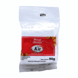 MASSA P/ BISCUIT 90G ARTESANATO - BRANCO - UN - KIT
