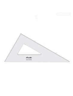 ESQUADRO S/ESCALA ACRILICO 60° 28CM - 2628 - UN - TRIDENT