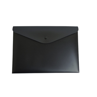 PASTA ENVELOPE C/ BOTAO A4 0013 - PRETO - UN - DELLO
