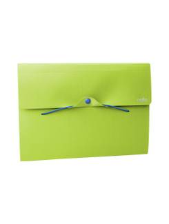 PASTA SANFONADA A4 12 DIVISORIAS FULL COLOR- 6107 - VERDE LIMAO - UN - DELLO